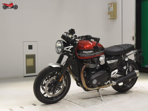 Мотоцикл Triumph Speed Twin 2019, КРАСНЫЙ фото 4