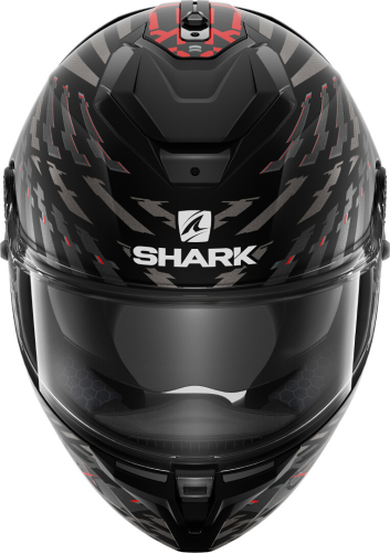 Шлем Shark SPARTAN GT E-BRAKE BCL. MICR. MAT Black/Grey/Red фото 3