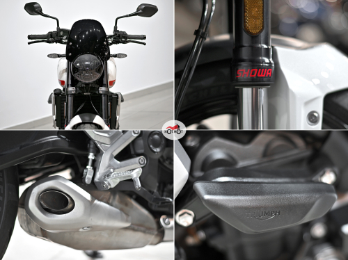 Мотоцикл TRIUMPH Trident 660 2022, Белый фото 10