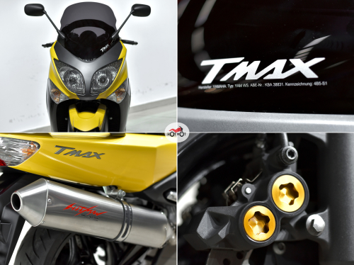 Скутер YAMAHA TMAX 2011, желтый фото 10