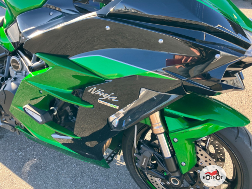 Мотоцикл KAWASAKI Ninja H2 SX 2019, Зеленый фото 6