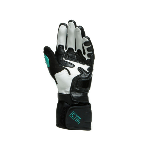 Перчатки кожаные женские Dainese CARBON 3 LADY Black/Aqua-Green/Anthracite фото 8