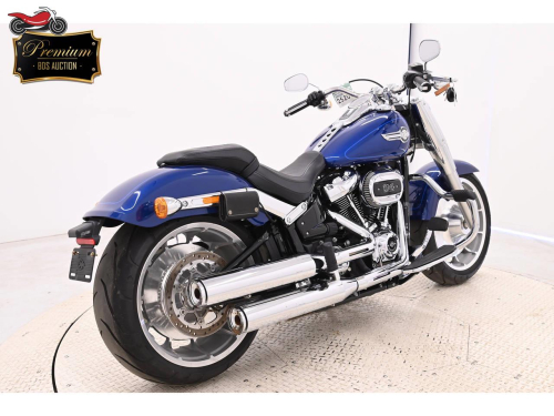 Мотоцикл Harley-Davidson Fat Boy 2022, СИНИЙ фото 5