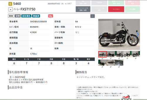 Мотоцикл HARLEY-DAVIDSON Softail Standard 2022, Черный фото 11