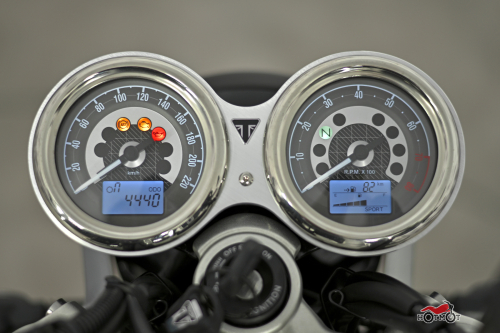 Мотоцикл TRIUMPH Speed Twin 2023, черный фото 9