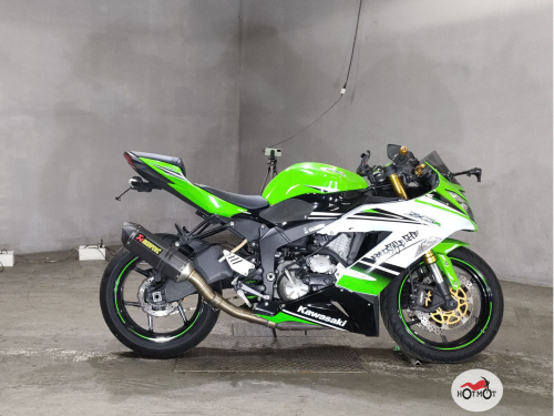 Мотоцикл KAWASAKI ZX-6 Ninja 2015, ЗЕЛЕНЫЙ фото 2