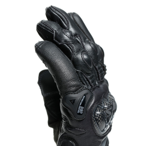 Перчатки кожаные Dainese CARBON 3 SHORT Black/Black фото 3