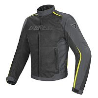 Куртка с мембраной Dainese HYDRA FLUX D-DRY Black/Dark-Gull-Gray/Fluo-Yellow