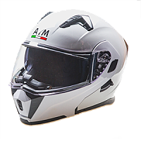 Шлем модуляр AiM JK906 White Glossy