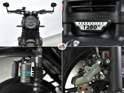 Мотоцикл TRIUMPH Speed Twin 2019, серый фото 10