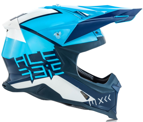 Шлем Acerbis X-RACER VTR White/Blue фото 4