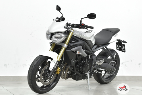 Мотоцикл TRIUMPH Street Triple 2015, Белый фото 2