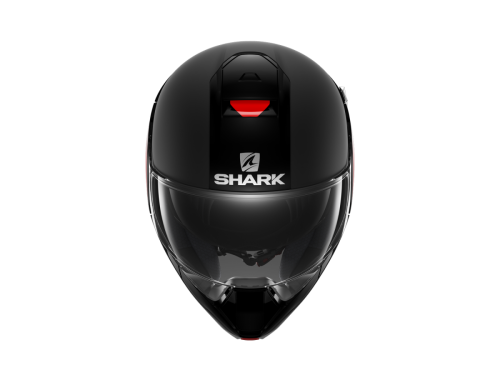 Шлем Shark EVOJET KARONN MAT Black/Red/Black фото 3