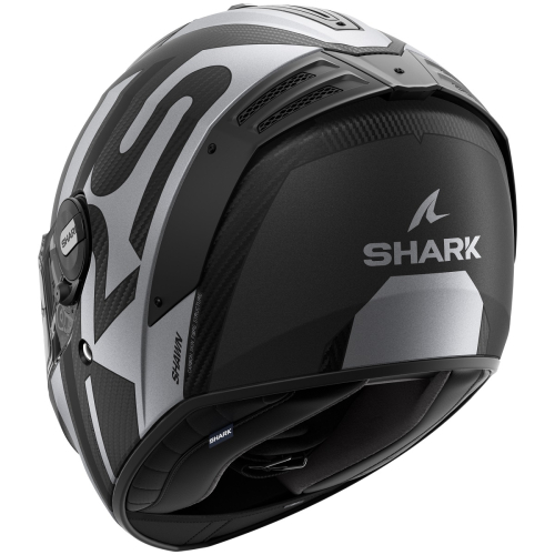 Шлем Shark SPARTAN RS CARBON SHAWN MAT Black/Silver фото 2