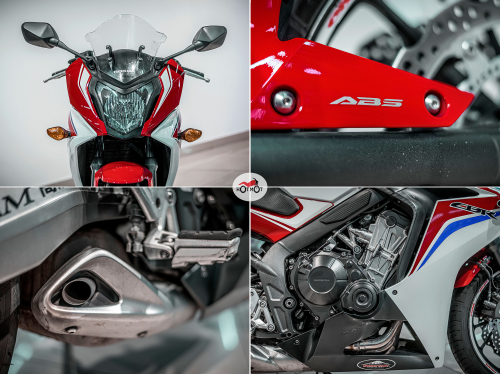 Мотоцикл HONDA CBR 650F 2015, Красный фото 10