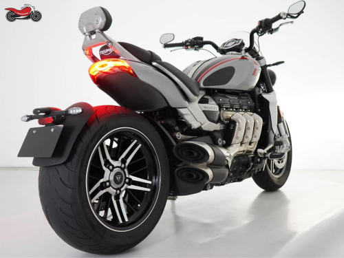 Мотоцикл Triumph Rocket III 2021, СЕРЫЙ фото 4
