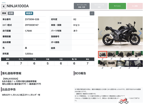 Мотоцикл KAWASAKI Z 1000SX 2018, Черный фото 16
