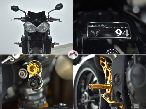 Мотоцикл TRIUMPH Speed Triple 2016, Черный фото 10