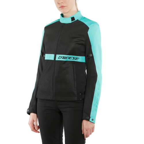 Куртка текстильная женская Dainese RIBELLE AIR LADY TEX Black/Aqua-Green фото 6