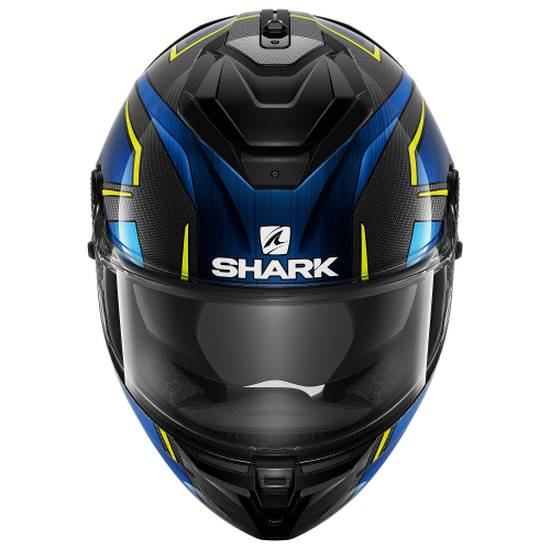 Шлем Shark SPARTAN GT CARBON KROMIUM Black/Blue фото 4