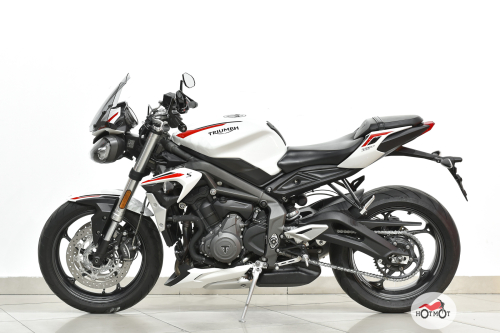 Мотоцикл TRIUMPH Street Triple 2020, БЕЛЫЙ фото 4