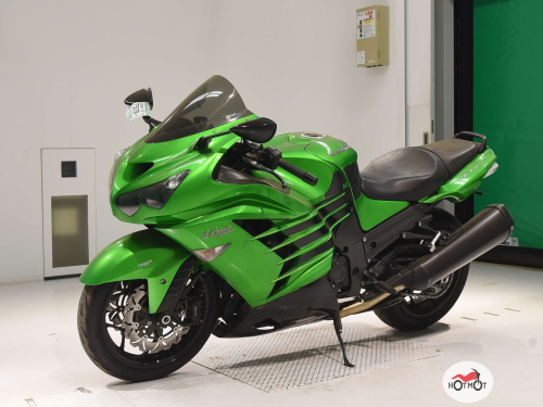 Мотоцикл KAWASAKI ZZR 1400 2014, Зеленый фото 4