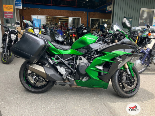 Мотоцикл KAWASAKI Ninja H2 SX 2018, Зеленый фото 2