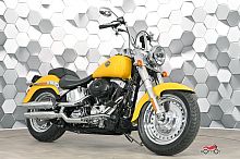 Мотоцикл HARLEY-DAVIDSON Fat Boy 2014, желтый