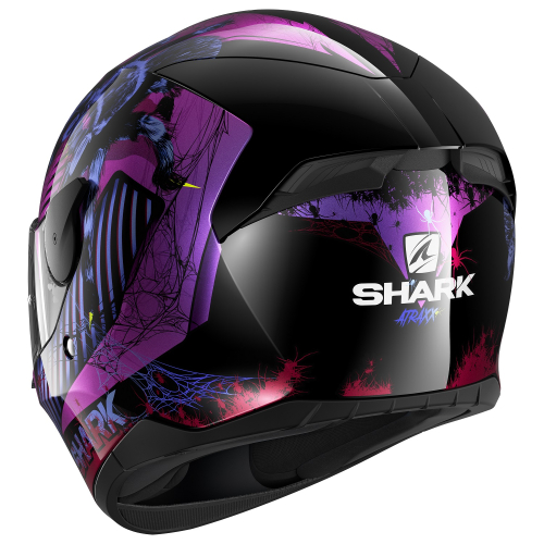 Шлем SHARK D-SKWAL 2 ATRAXX Black/Violet/Glitter фото 2