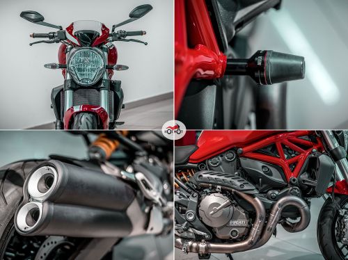 Мотоцикл DUCATI Monster 821 2017, Красный фото 10