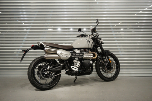 Мотоцикл Triumph Scrambler 2024, СЕРЫЙ фото 5