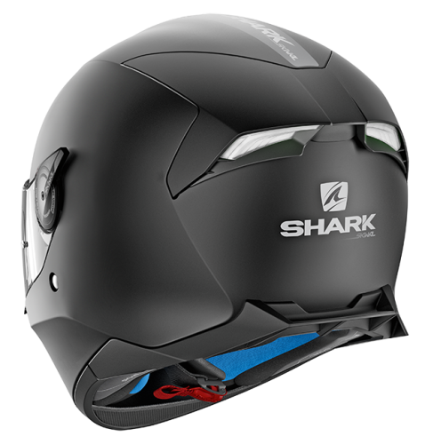 Шлем Shark SKWAL 2 BLANK MAT WHT LED Black фото 2