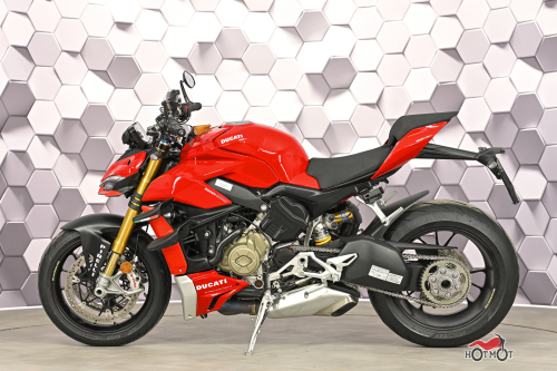 Мотоцикл DUCATI Streetfighter V4 2021, Красный фото 4