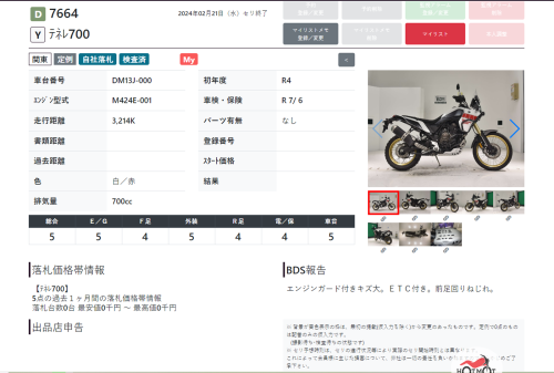 Мотоцикл YAMAHA TENERE 700 2022, БЕЛЫЙ фото 17