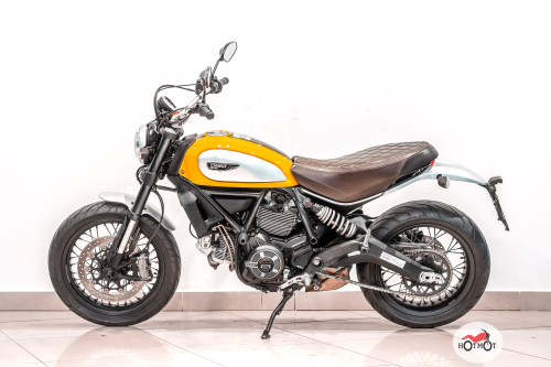 Мотоцикл DUCATI Scrambler 2015, Желтый фото 4