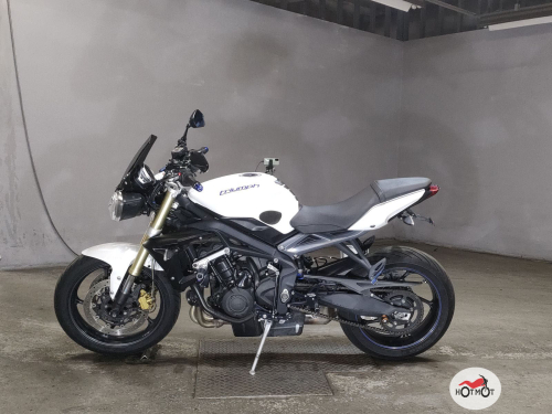 Мотоцикл TRIUMPH Street Triple 2014, белый