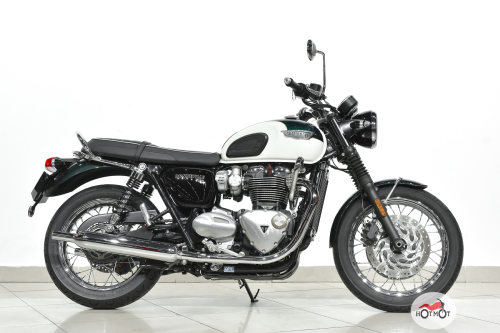 Мотоцикл TRIUMPH Bonneville T120 2018, БЕЛЫЙ фото 3