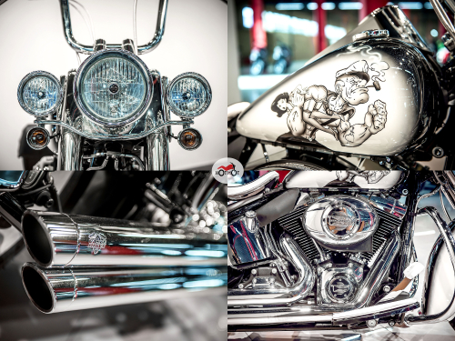 Мотоцикл Harley Davidson Softail Deluxe 2014, Белый фото 10