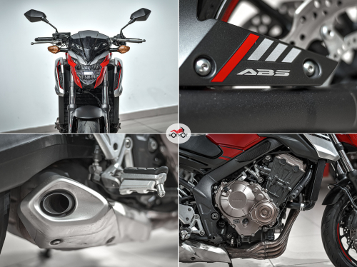 Мотоцикл HONDA CB 650F 2017, Красный фото 10