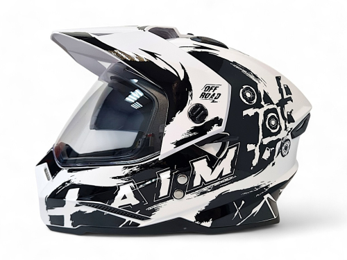 Шлем детский AiM JK802Y White/Black