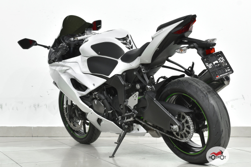 Мотоцикл KAWASAKI ZX-6 Ninja 2020, белый фото 8