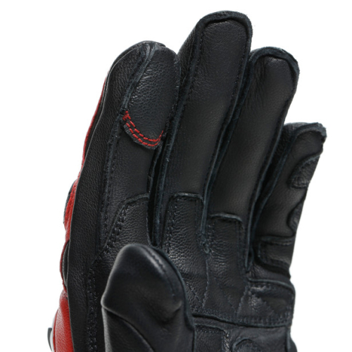 Перчатки кожаные Dainese IMPETO Black/Lava-Red фото 7