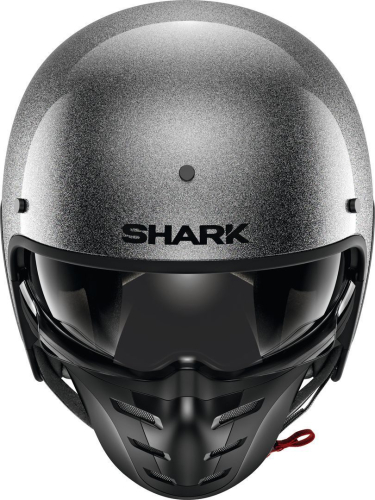 Шлем Shark S-DRAK FIBER BLANK GLITTER Silver фото 3