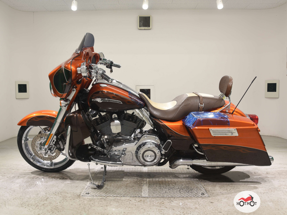 Купить Мотоцикл HARLEY-DAVIDSON CVO Street Glide 2012, Оранжевый по лучшей  цене с доставкой - интернет магазин ХОТМОТ