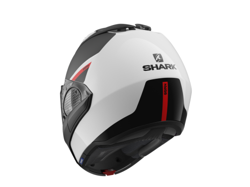 Шлем SHARK EVO GT SEAN White/Black/Red фото 2