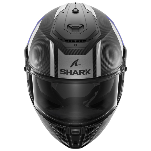 Шлем Shark SPARTAN RS CARBON SHAWN MAT Black/Blue/Silver фото 3