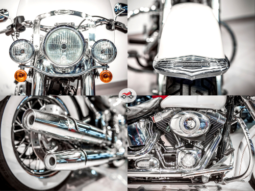 Мотоцикл HARLEY-DAVIDSON FLSTN1580 2014, БЕЛЫЙ фото 10