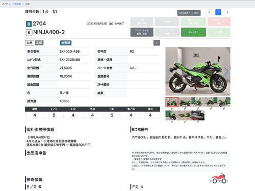 Мотоцикл KAWASAKI Ninja 400-2 2020, Зеленый фото 11