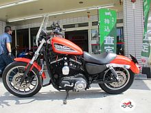 Мотоцикл HARLEY-DAVIDSON Sportster 883 2007, Оранжевый